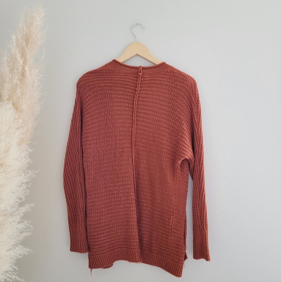 Rust oversized knit cardigan size medium - Picture 6 of 7